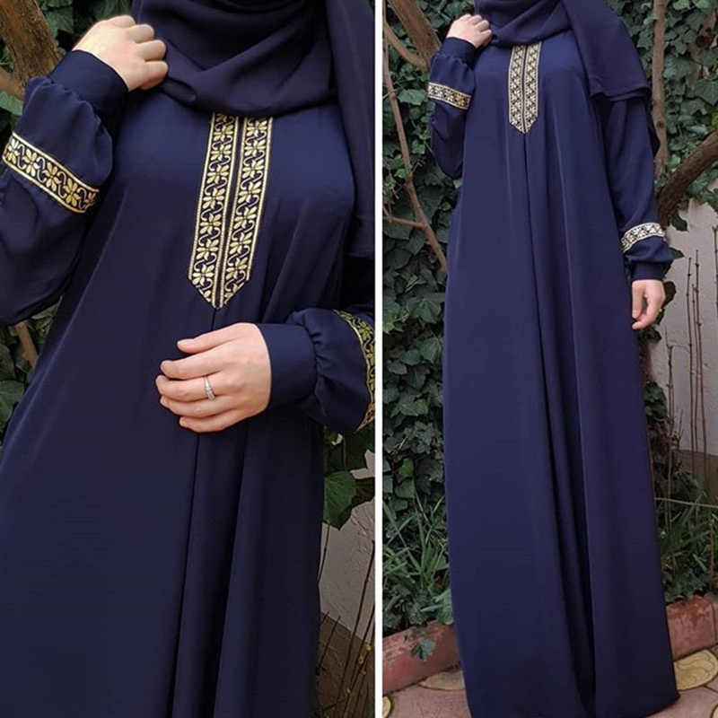 이슬람 민족 스타일 인쇄 Abayas 플러스 사이즈 두 - Ethnic Fashion Dubai 리뷰 및 가격