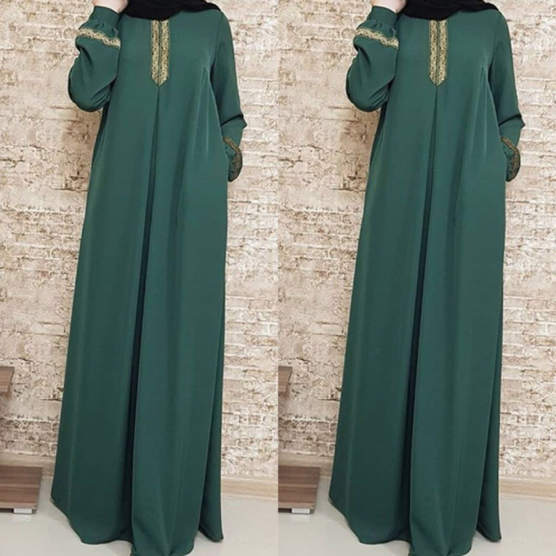 이슬람 민족 스타일 인쇄 Abayas 플러스 사이즈 두 - Ethnic Fashion Dubai 리뷰 및 가격
