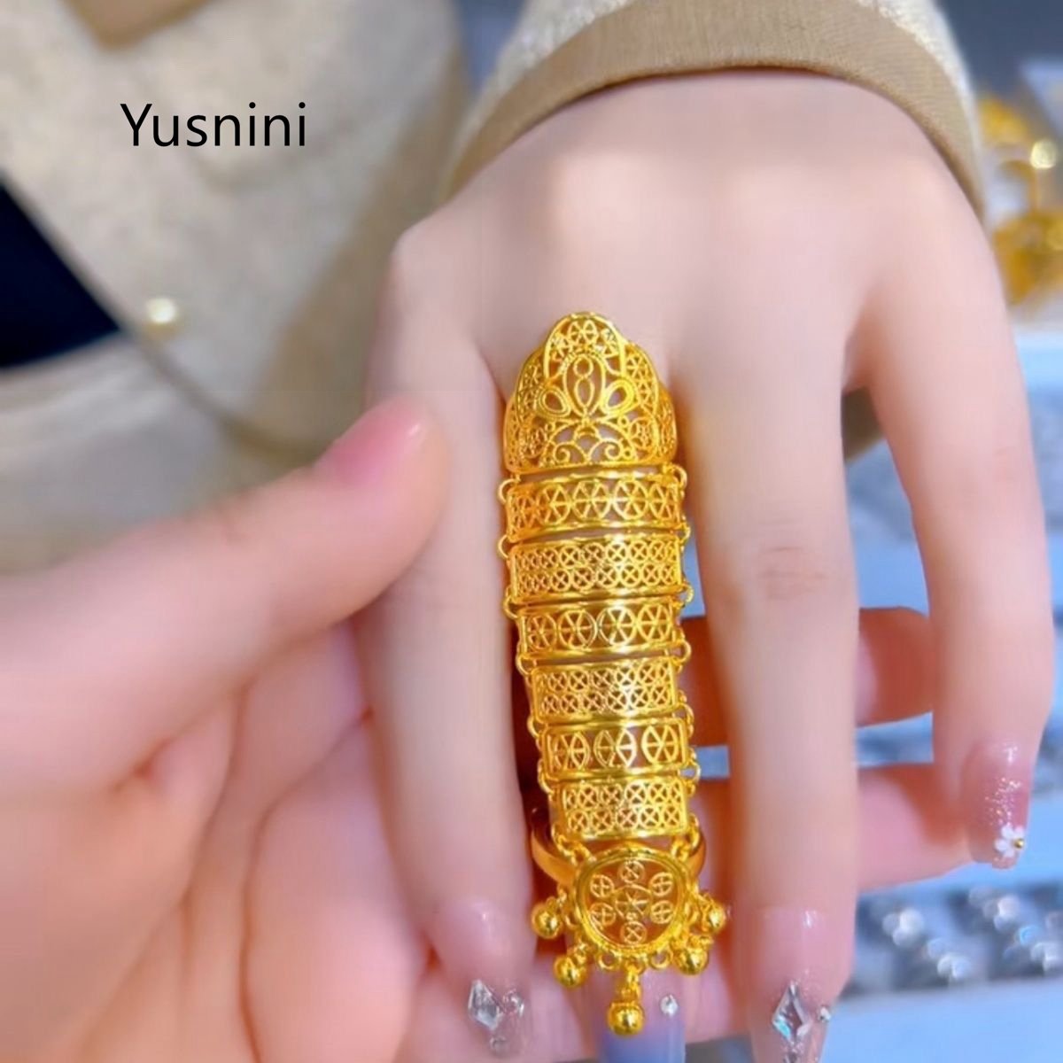 뜨거운 판매 새로운 두바이 쥬얼리 24K 금 도금 속이 - Ethnic Fashion Dubai 리뷰 및 가격