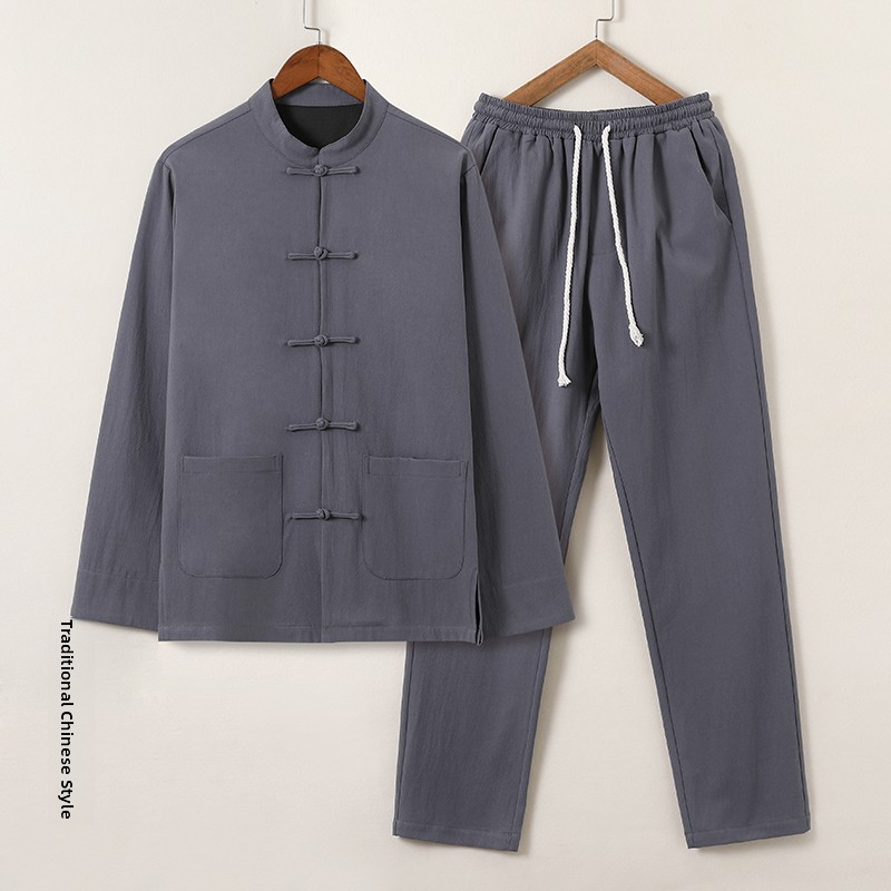 중국 스타일 면 린넨 긴팔 셔츠 큰 사이즈 쿵푸 베이스 - Urban Ethnic Fashion 리뷰 및 가격