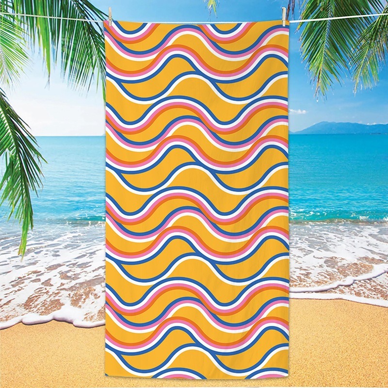 빈티지 에스닉 이캇 기하학 무늬 속건성 목욕 타월 휴대 - Ikat Woven Fabric 리뷰 및 가격