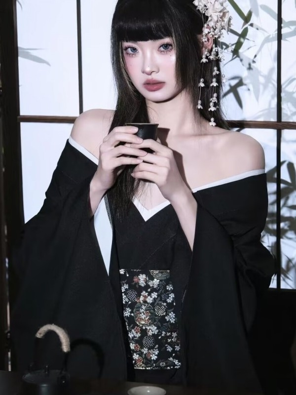 전통 일본식 기모노 스타일 목욕 가운 드레스 사진 촬영 - Ethnic Fashion Shoot 리뷰 및 가격