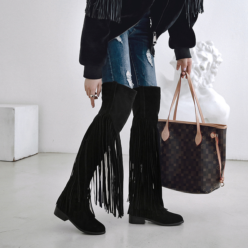 2026 패션 보헤미안 니하이 부츠 에스닉 여성 태슬  - Ethnic Boho Fashion 리뷰 및 가격